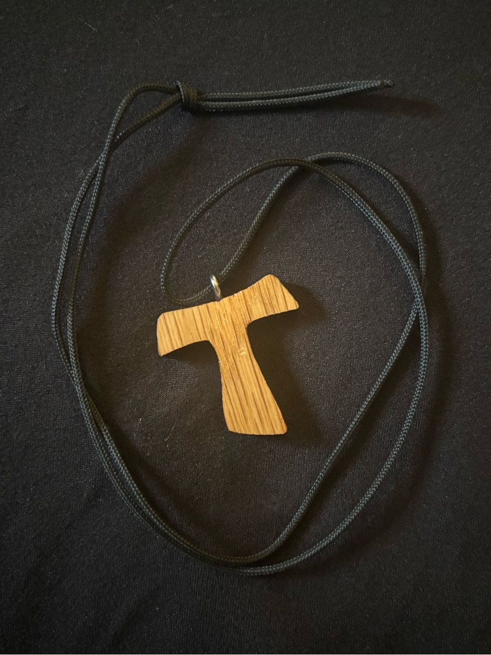 wooden cross necklace
